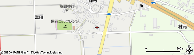 青森県黒石市中川篠村139周辺の地図