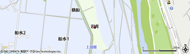 青森県弘前市萢中岩井周辺の地図