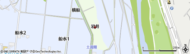 青森県弘前市萢中（岩井）周辺の地図