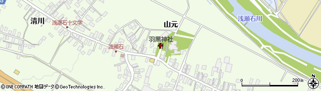 羽黒神社周辺の地図
