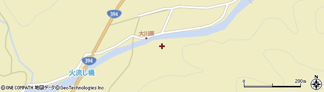 青森県黒石市大川原（橋向）周辺の地図