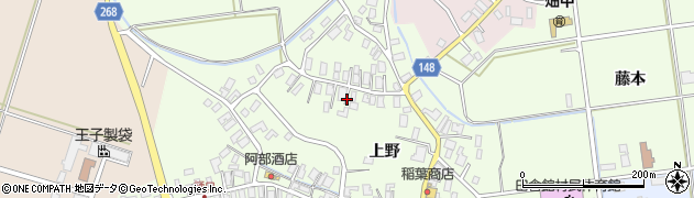 青森県田舎館村（南津軽郡）畑中（上野）周辺の地図