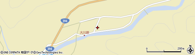 青森県黒石市大川原萢森下9周辺の地図
