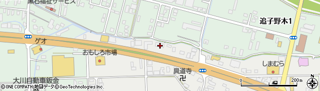 青森県黒石市中川篠村9周辺の地図