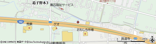 青森県黒石市中川篠村3周辺の地図