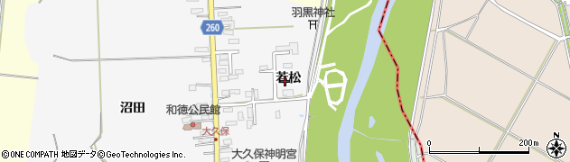 青森県弘前市大久保（若松）周辺の地図