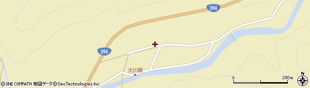 青森県黒石市大川原萢森下34周辺の地図