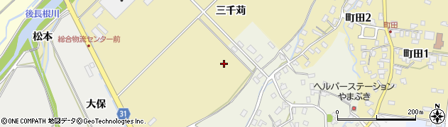 青森県弘前市町田（三千苅）周辺の地図
