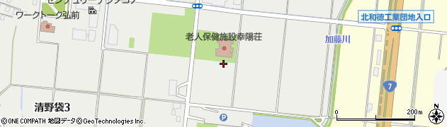 青森県弘前市清野袋岡部427周辺の地図