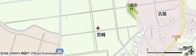 青森県田舎館村（南津軽郡）畑中（宮崎）周辺の地図