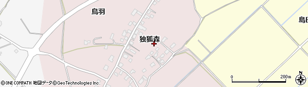 青森県弘前市蒔苗（独狐森）周辺の地図