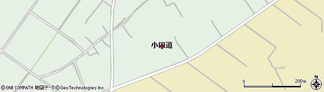 青森県十和田市洞内（小田道）周辺の地図