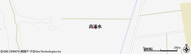 青森県十和田市相坂高清水周辺の地図