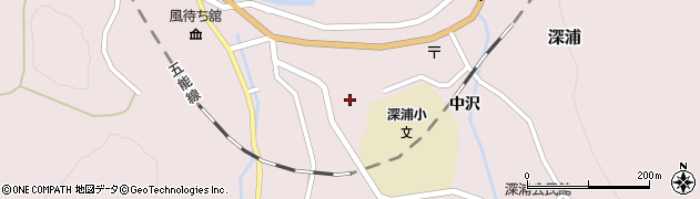 青森県深浦町（西津軽郡）深浦（寅平）周辺の地図