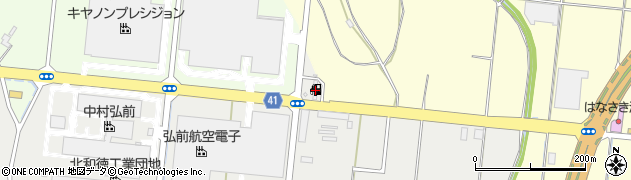 青森県弘前市清野袋岡部119周辺の地図