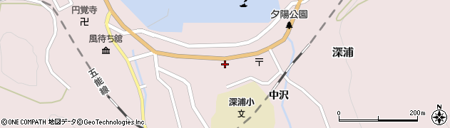 青森銀行深浦支店周辺の地図