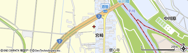 青森県弘前市津賀野宮崎117周辺の地図