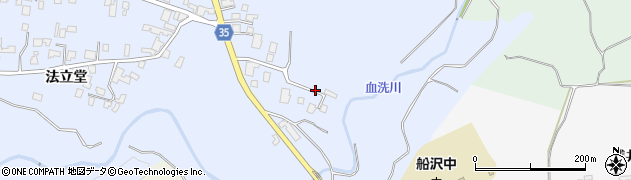 青森県弘前市折笠周辺の地図