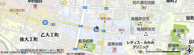 青森銀行黒石支店周辺の地図