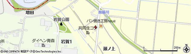 青森県弘前市津賀野瀬ノ上40周辺の地図