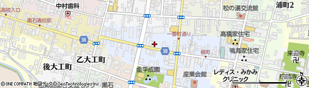 青森県黒石市上町55周辺の地図