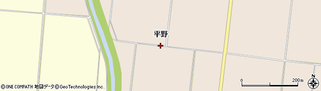 青森県弘前市中崎（平野）周辺の地図