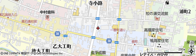 青森県黒石市上町47周辺の地図