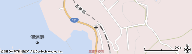深浦タクシー周辺の地図