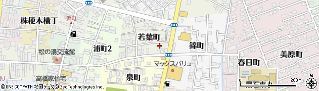 青森県黒石市若葉町3周辺の地図