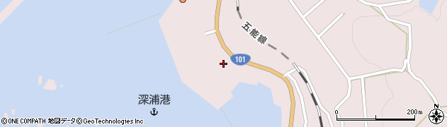 深浦町役場　福祉センター猿神鼻周辺の地図