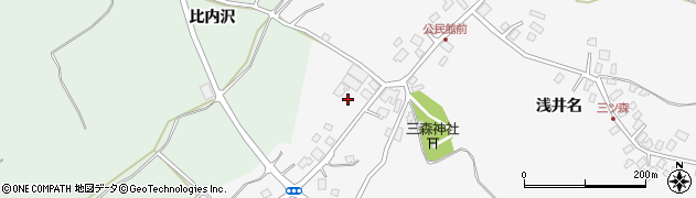 青森県弘前市富栄（浅井名）周辺の地図