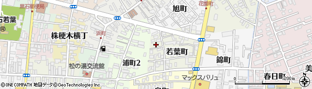 青森県黒石市若葉町87周辺の地図