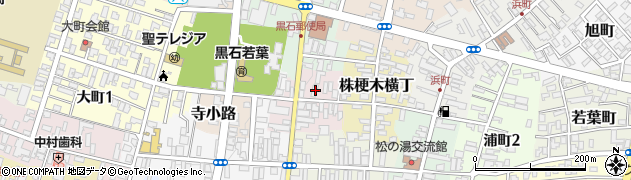 青森県黒石市油横丁12周辺の地図