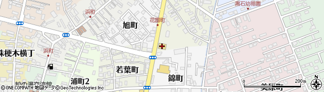 かっぱ寿司黒石店周辺の地図