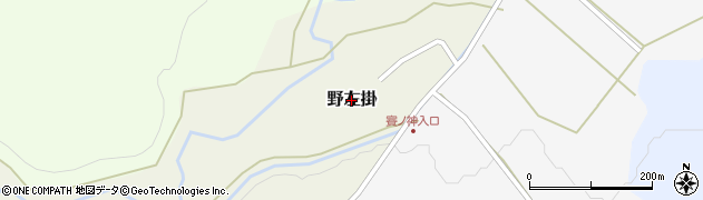 青森県七戸町（上北郡）野左掛周辺の地図