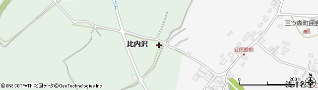 青森県弘前市宮舘（比内沢）周辺の地図