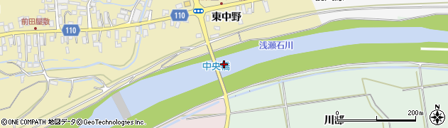中央橋周辺の地図