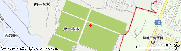 青森競輪　藤崎場外周辺の地図