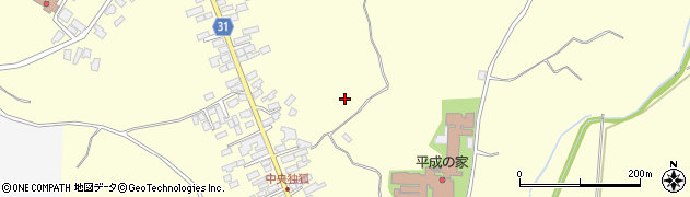 青森県弘前市独狐周辺の地図