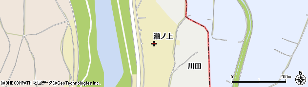 青森県弘前市町田（瀬ノ上）周辺の地図