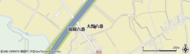 青森県黒石市上十川（大野六番）周辺の地図