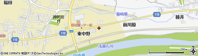 前田屋敷簡易郵便局周辺の地図