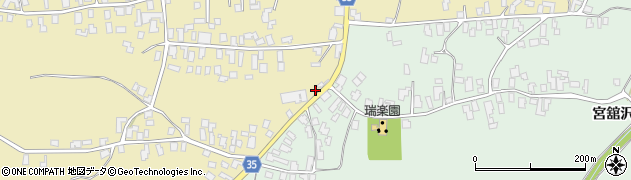 青森県弘前市中別所別所森6周辺の地図
