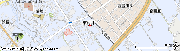青森県藤崎町（南津軽郡）藤崎（東村井）周辺の地図