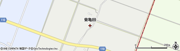 青森県藤崎町（南津軽郡）藤越（東亀田）周辺の地図