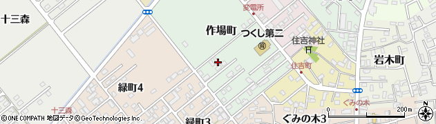 青森県黒石市作場町43周辺の地図