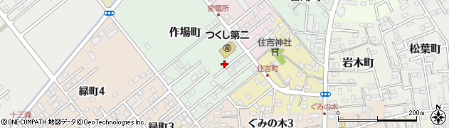 青森県黒石市作場町91周辺の地図