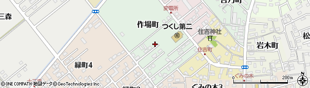 青森県黒石市作場町33周辺の地図