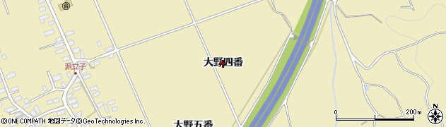 青森県黒石市上十川（大野四番）周辺の地図