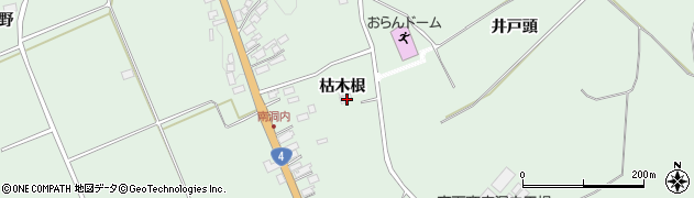青森県十和田市洞内枯木根59周辺の地図